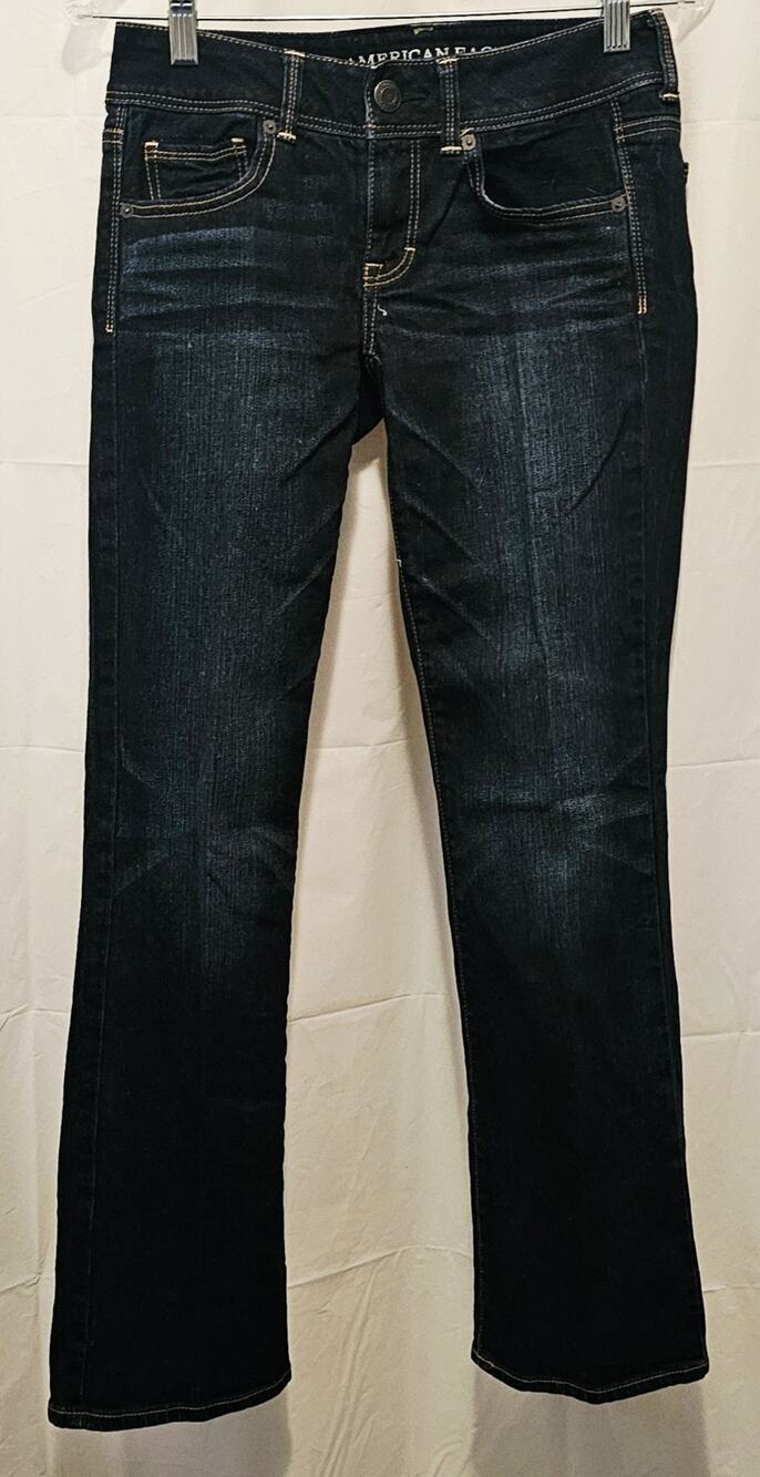 American Eagle Women’s Kick Boot Stretch Cut Denim Jeans Size 4 Regular